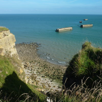 Cliff-Floating-Port-Coast-Normandy
