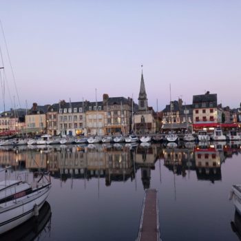 Honfleur in Normandy France Honfleur-Harbor-village-Visit